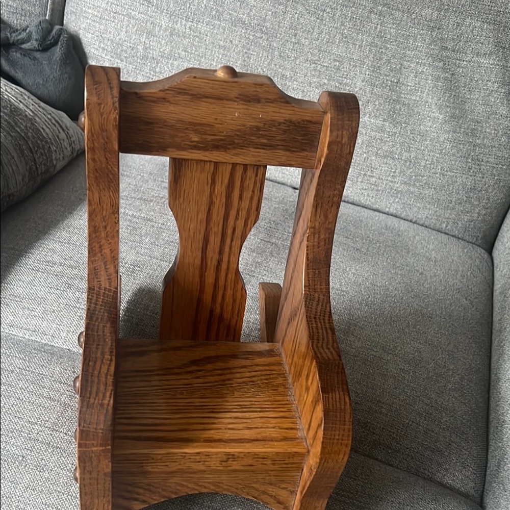 Wooden Doll Rocker - Picture 5 of 9